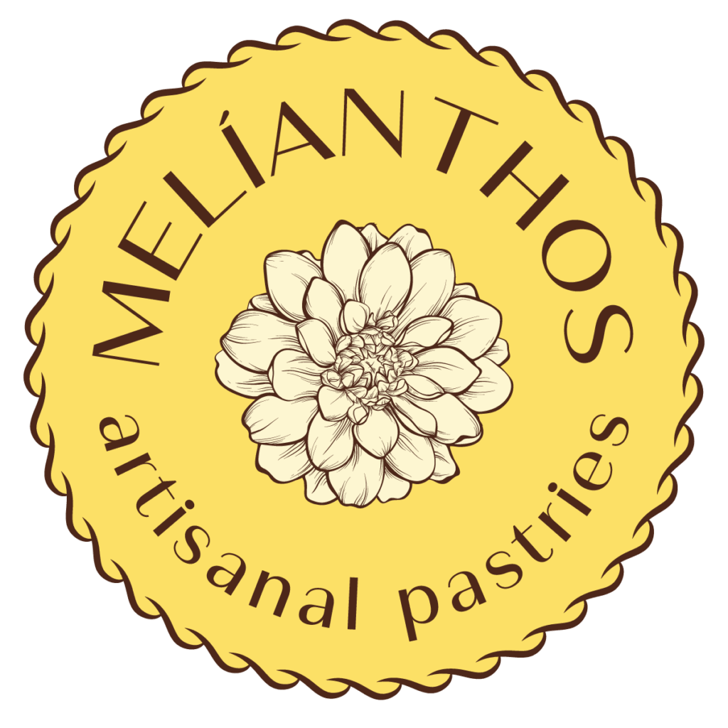 Explore - Hires Melianthos Artisanal Pastries Circular Logo Naples Yellow - Greek List