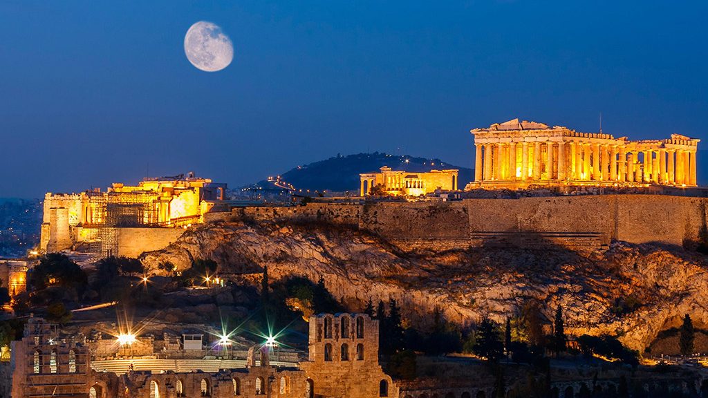 Athens Travel Guide 2026: Everything You Need To Know Before You Go! - Parthenon By Night - Greek List The Parthenon On The Acropolis Lit Up At Night, Athens Greece