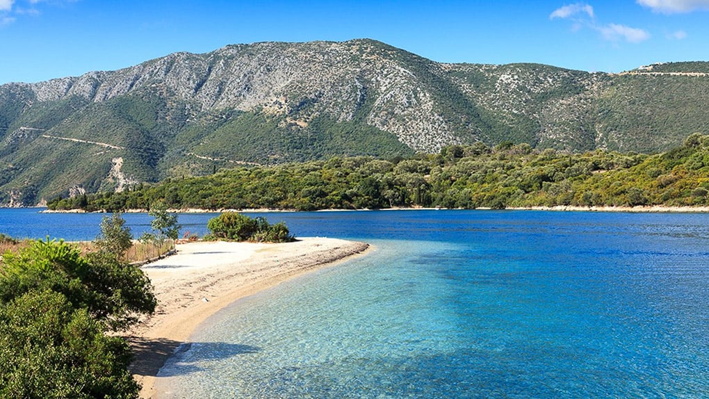Meganisi island harbour, Ionian islands Greece
