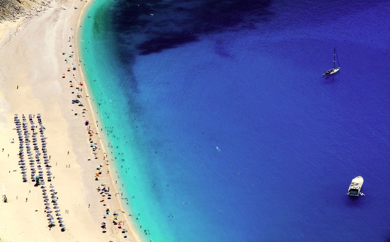 Kefalonia Island: The Emerald Giant of the Ionian – Your Complete Travel Guide for 2026! - Myrtos Beach 1 - Greek List The bay of Myrtos — Kefalonia's most famous view
