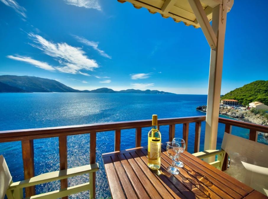 Villa with private pool in Kefalonia, Greek island holidays