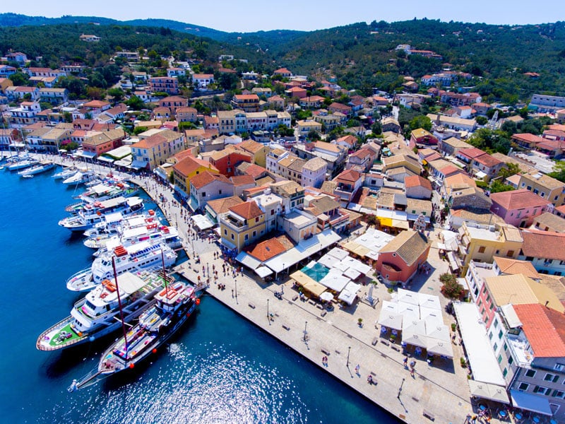 Gaios harbour, the main port and capital of Paxos Island Gaios harbour, the main port and capital of Paxos Island