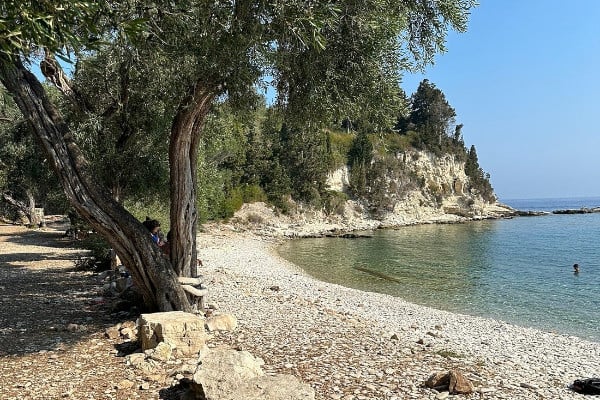 Marmari Beach on Antipaxos, one of the best beaches near Paxos Marmari Beach on Antipaxos, one of the best beaches near Paxos