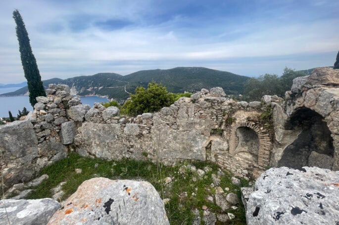 Ithaca Island Ruins Believed To Be The Palace Of Odysseus
