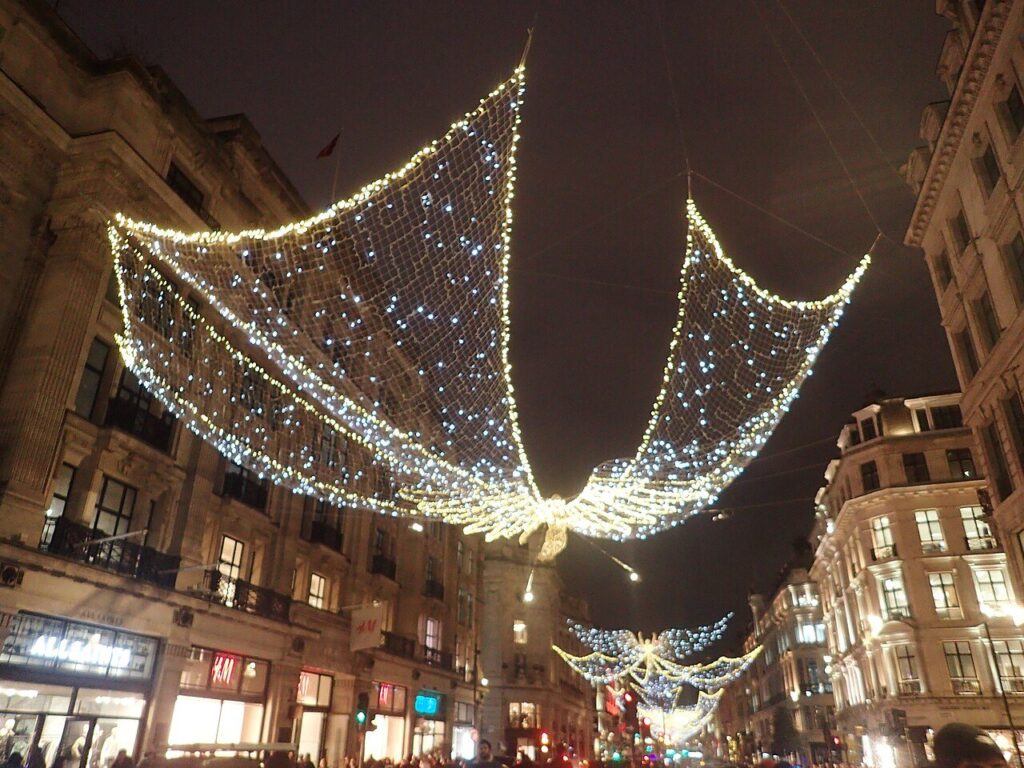 Greek events in London this November under the Regent Street Christmas lights