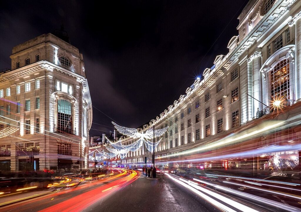 Greek Christmas In London: The Angel Lights On Regent Street