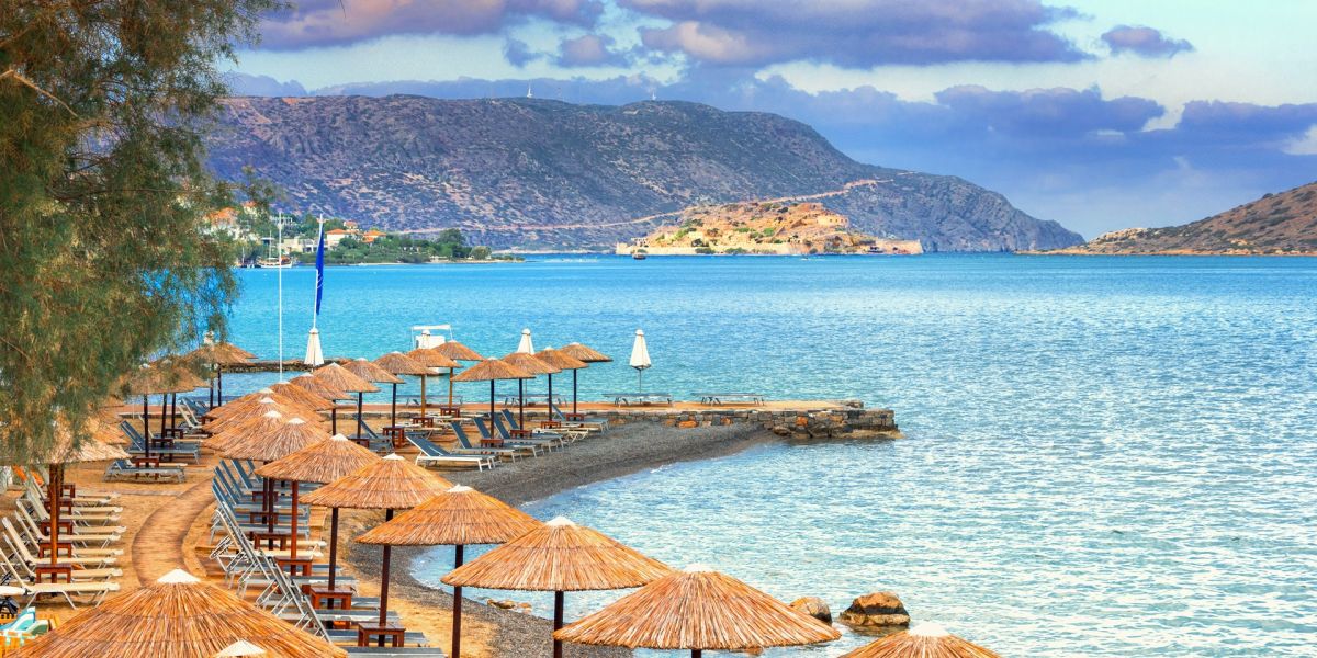 From Pink Sands To Palm Forests: A Guide To Crete’s Most Stunning Beaches - Elounda Beach - Greek List Elounda Beach