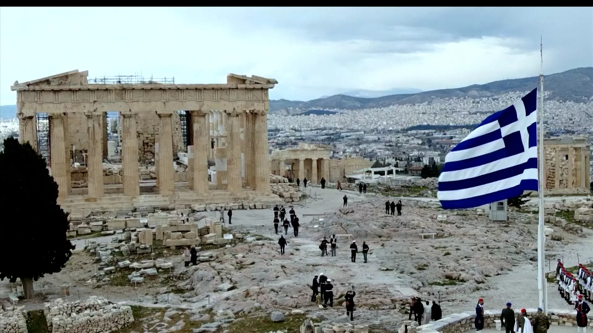 Honouring Heroes On March 25Th: A Visit To Athens For The Anniversary Of The Greek War Of Independence - Flag In Acropolis - Greek List Flag In Acropolis