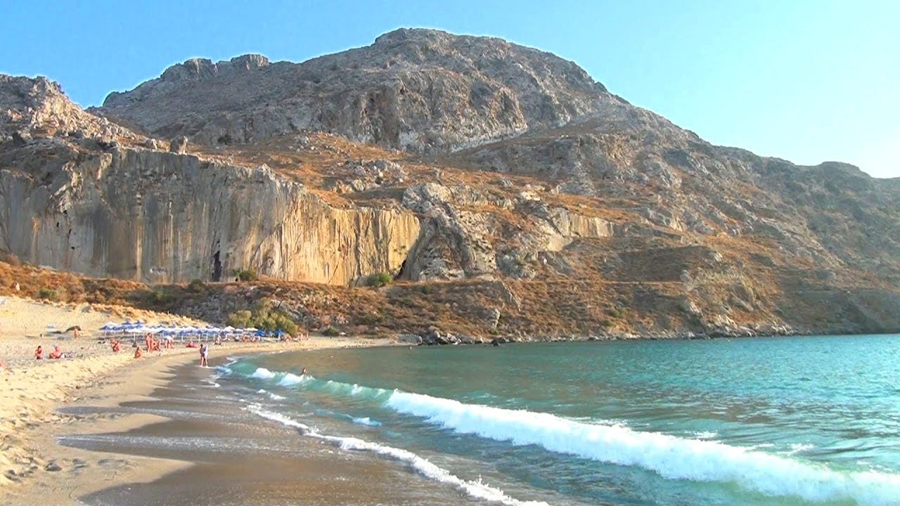 From Pink Sands To Palm Forests: A Guide To Crete’s Most Stunning Beaches - Plakias Beach - Greek List Plakias Beach