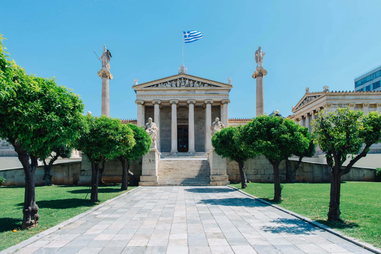 The majestic 19th century buildings of Athens - Academy of Athens - Greek List Academy of Athens