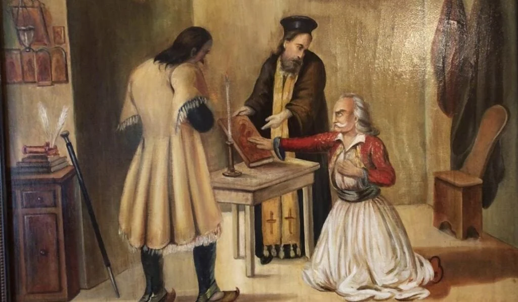 The Oath Of The Filiki Eteria Before The Greek War Of Independence