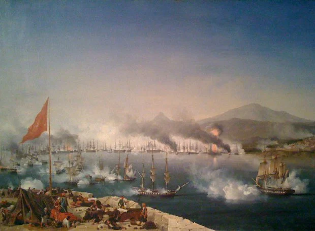 The Battle Of Navarino, 20 October 1827
