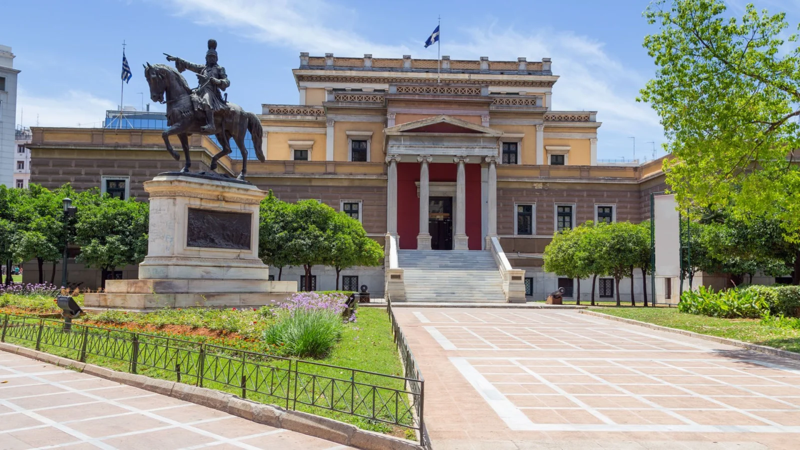 The majestic 19th century buildings of Athens - Old Parliament - Greek List Old Parliament